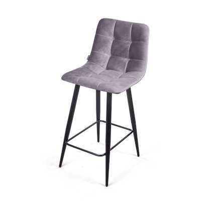 Комплект из 2х полубарных стульев Uno конус черный (Top Concept)